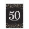 Sparkling Celebration 50th Birthday Plastic Table Cover - 54&#x22; x 102&#x22;